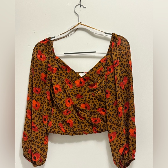 LIGHTLY WORN ASTR the Label cheetah print blouse. - Picture 1 of 3